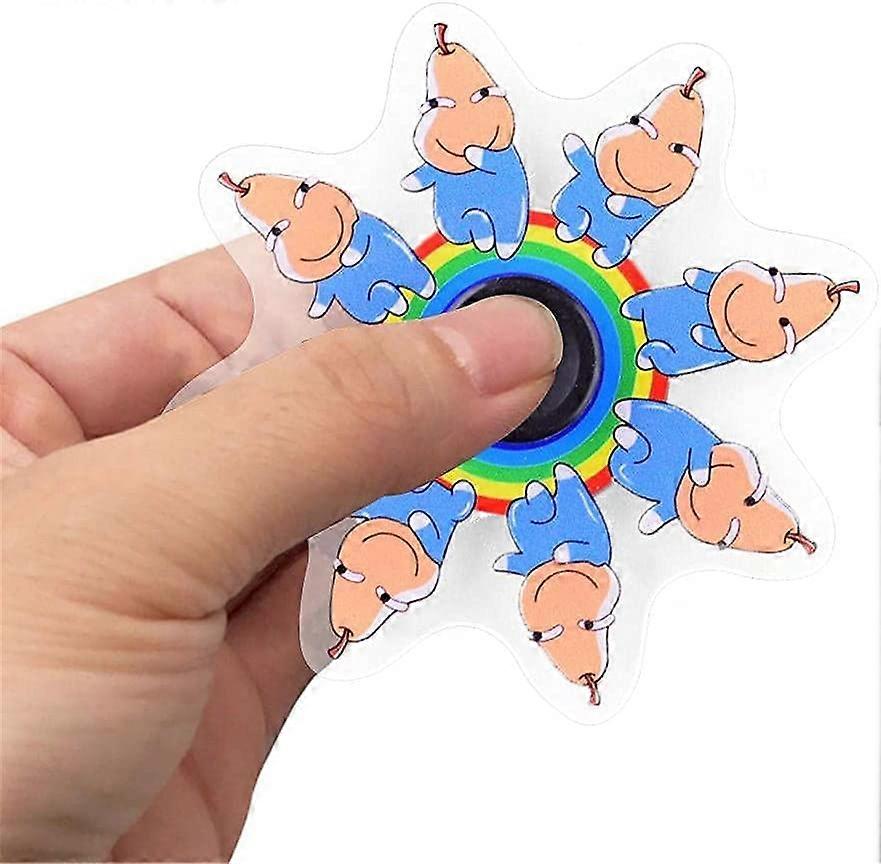 Fingertip Spinner Toy Baby Early Learner Dynamic Toys Childrens DIY Creative Animation Fingertip Spinning Top Decompression Toy for Office Workers Stu