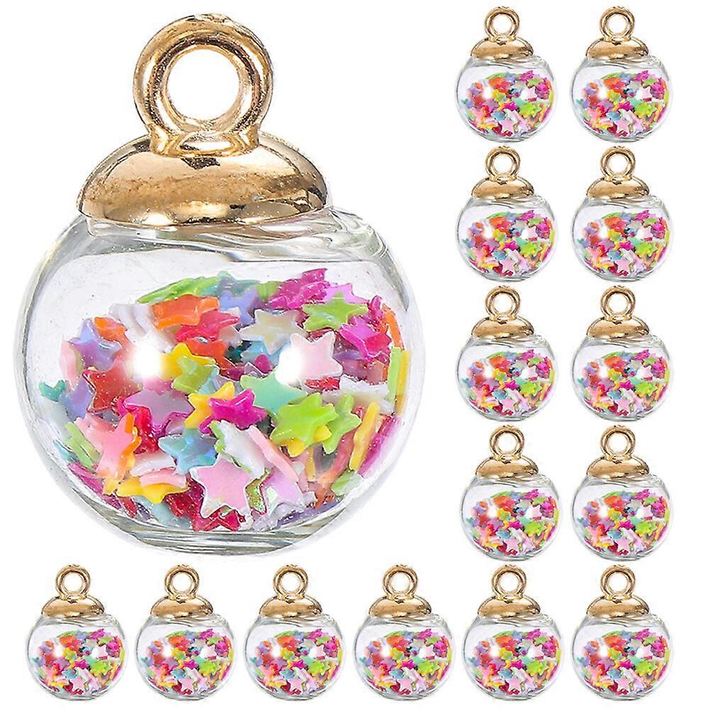 40pcs Star Sequin Balls Pendentifs Noël Suspendu Charm Accessoires DIY Sequin Balls Decor