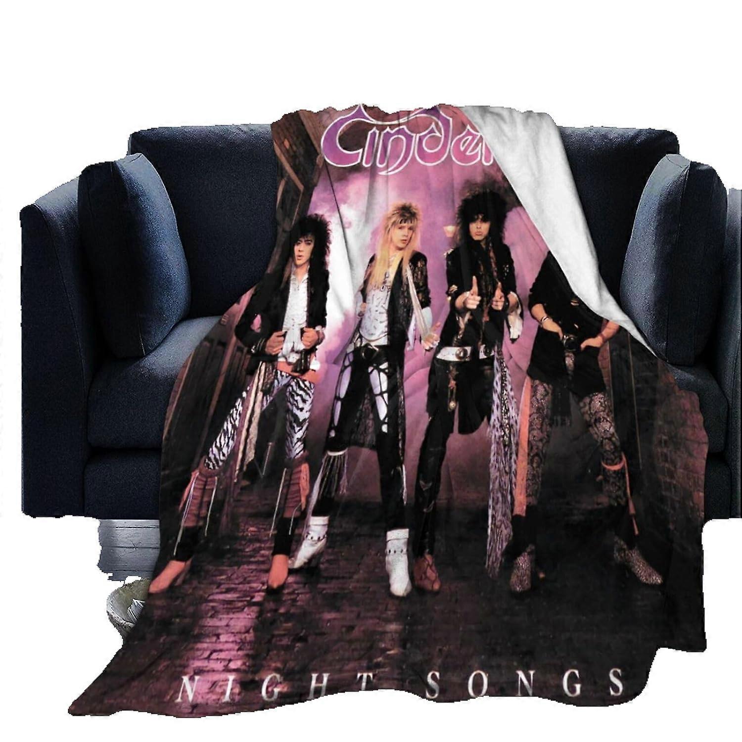 Cind٪ Erella Band بطانية الفانيلا الصوف بطانية فائقة النعومة خفيفة الوزن رمي بطانية للدفء أريكة مكتب سرير سيارة مخيم أريكة مريحة أفخم رمي بلانك