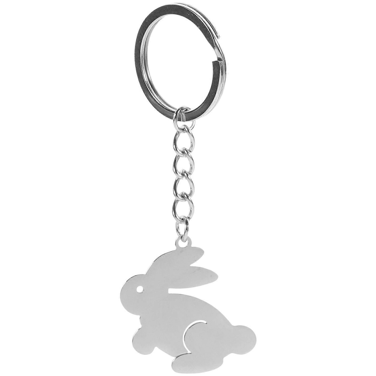 Key Chain Rabbit Key Ring Backpack Rabbit Pendant Bag Rabbit Decoration Accessory
