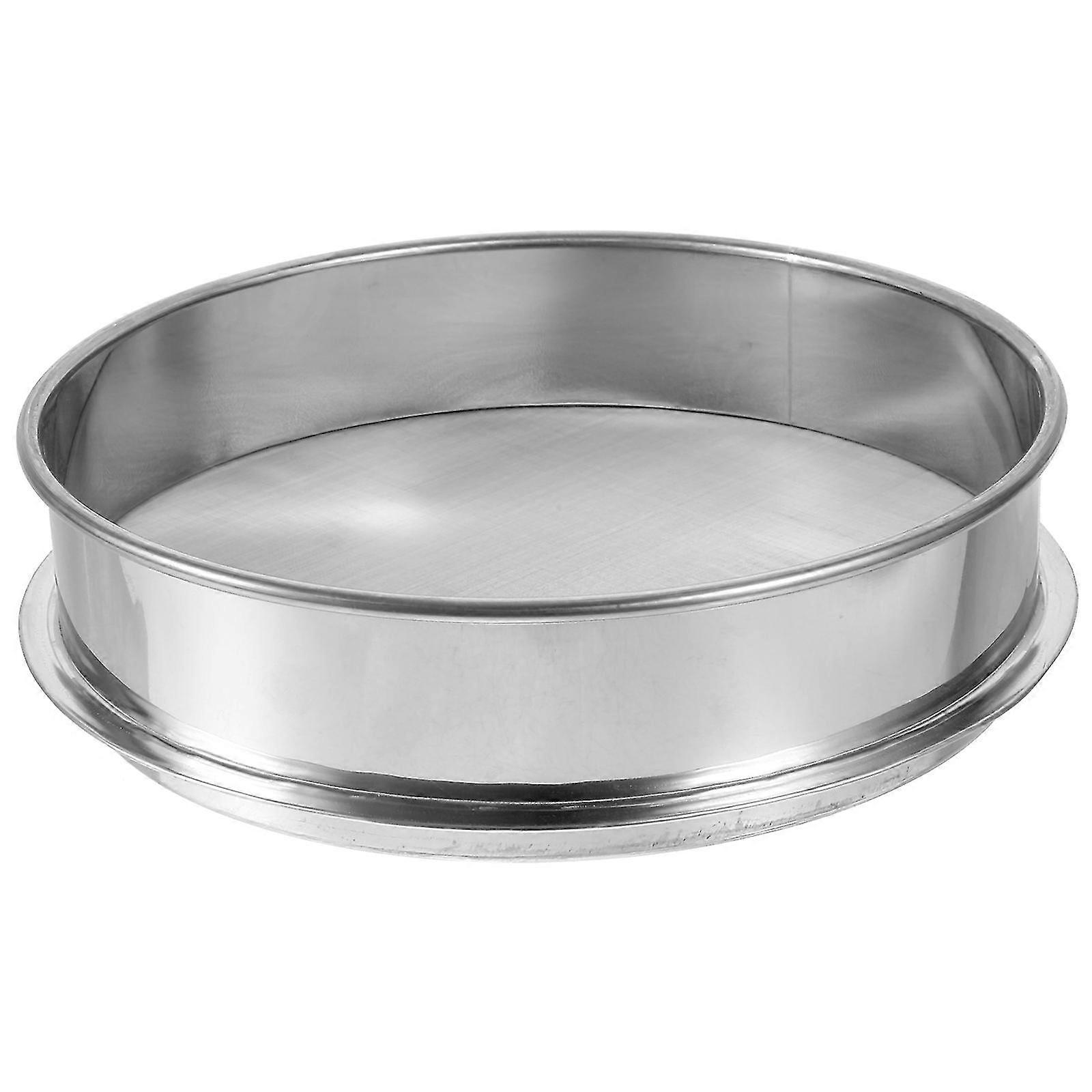 1PC Stainless Steel Herbal Pollen Hash Extractor Stackable Sifter Shaker (20cm Diameter)