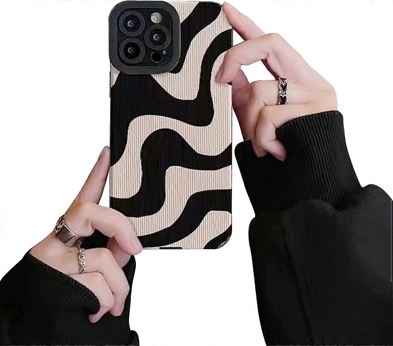 Compatible with iPhone 11 Case with Fashion Simple Cute Zebra Stripes Pattern Case for Women Girls Soft Silicone Protection Case for iPhone 11 [Not Fi