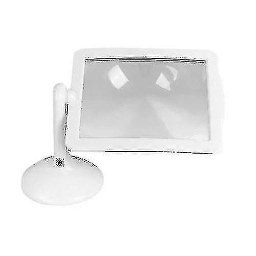 3x Magnifier Bright Led Reading Auxiliary Magnifier Rotary Multi-function Desktop Magnifier With 360