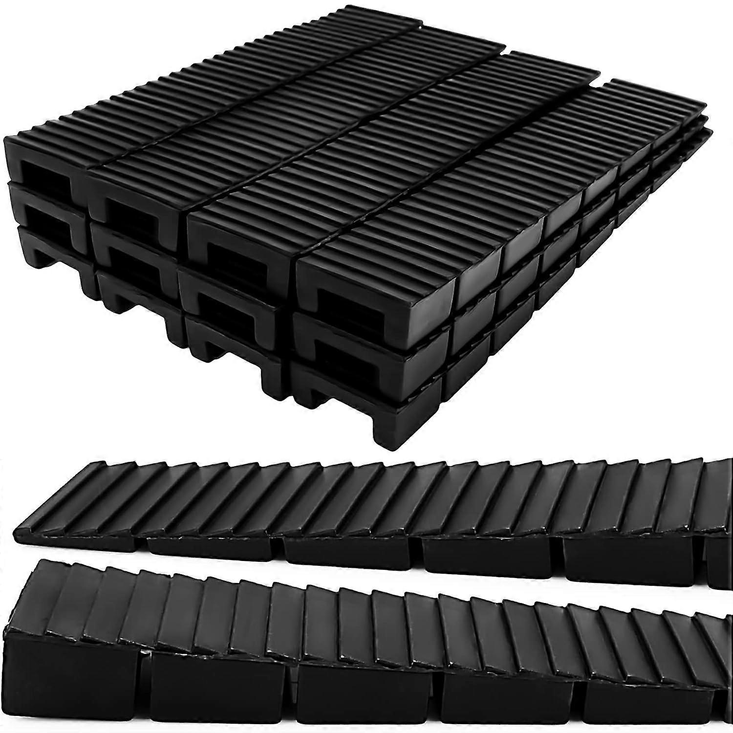 16 Pack Plastic Furniture Leveling Shims - With Built-in Pre-set Breaking Points