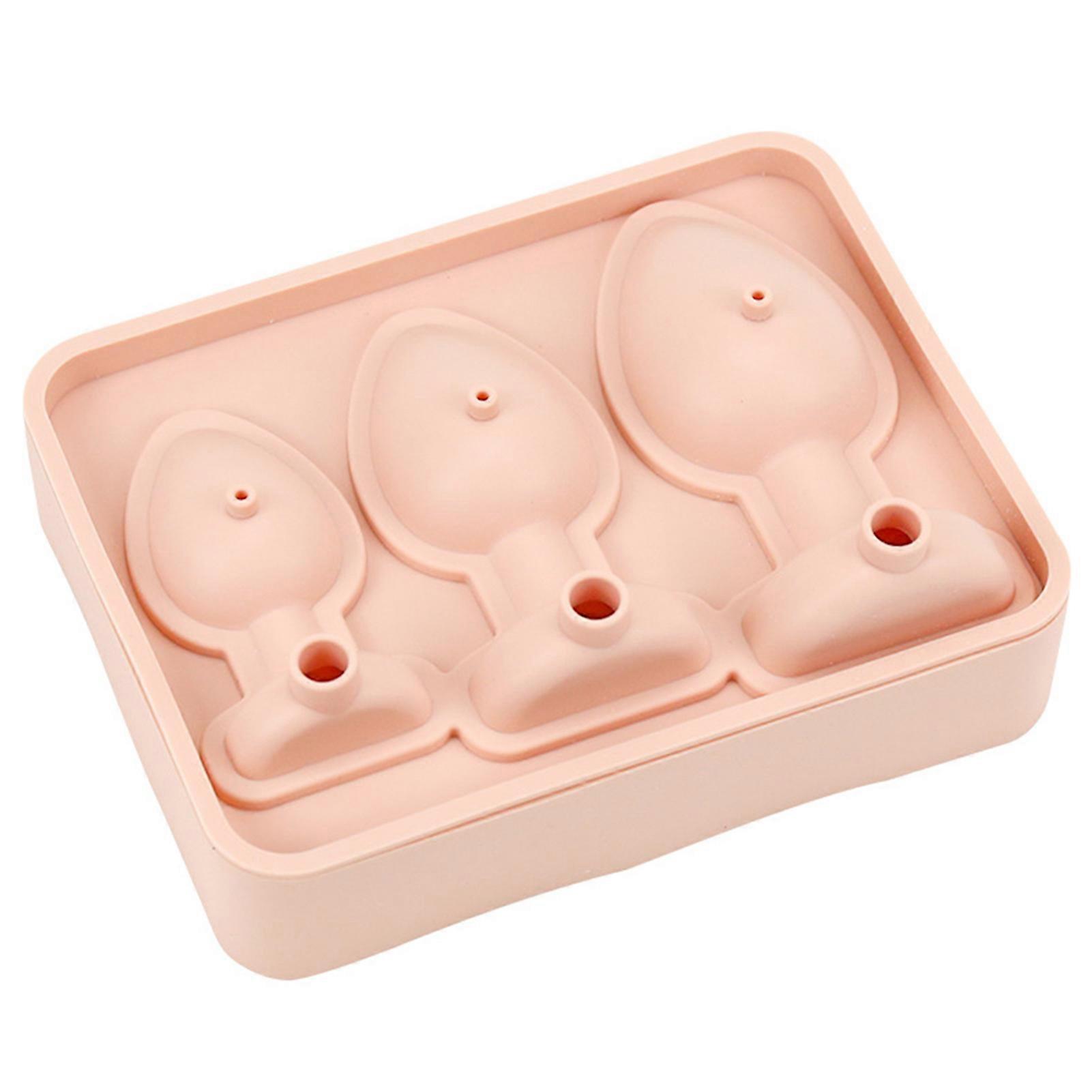 3D Ice Cubes Mold Big Silicone Freezing Stencils Reusable Food Freezing Container for Party Use