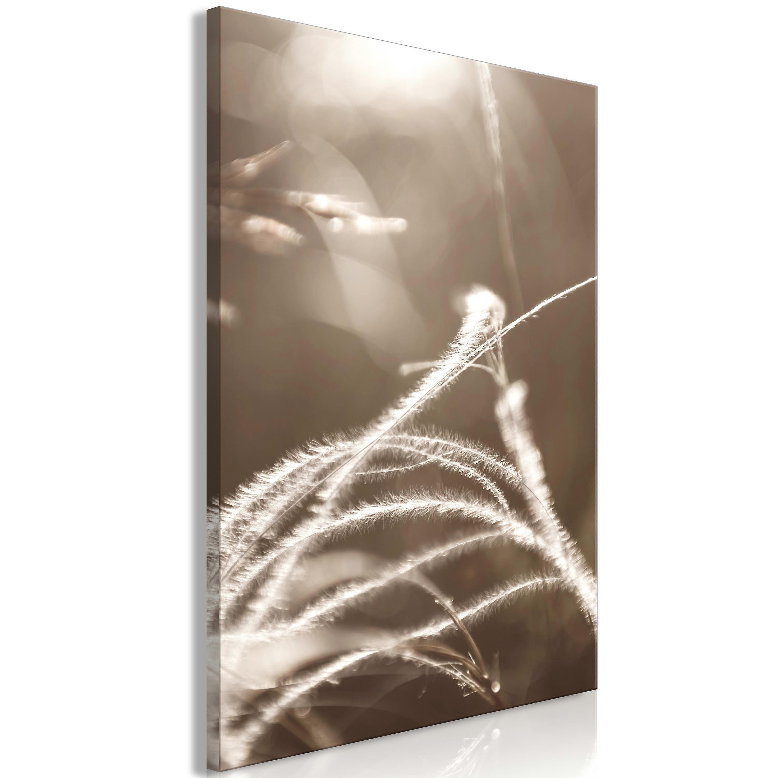 Impression sur toile - Fluffy Grass (1 part) Vertical