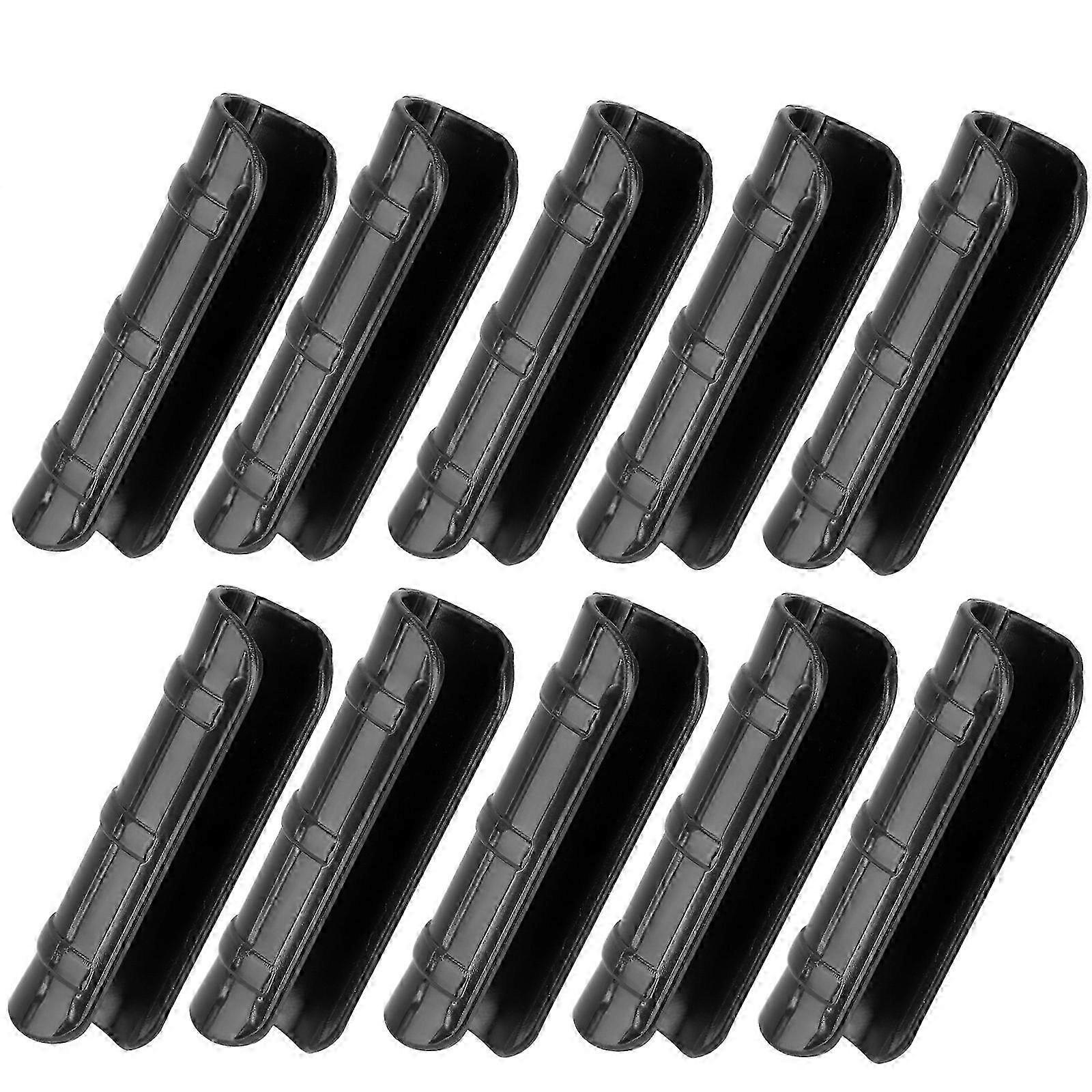 10st tunga plastklämmor för växthusväxter