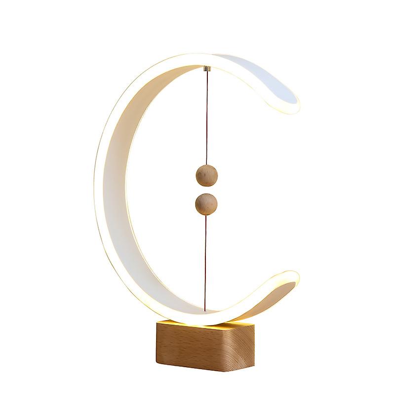 Modern table lamp wood base LED table lamp 29*23*6cm