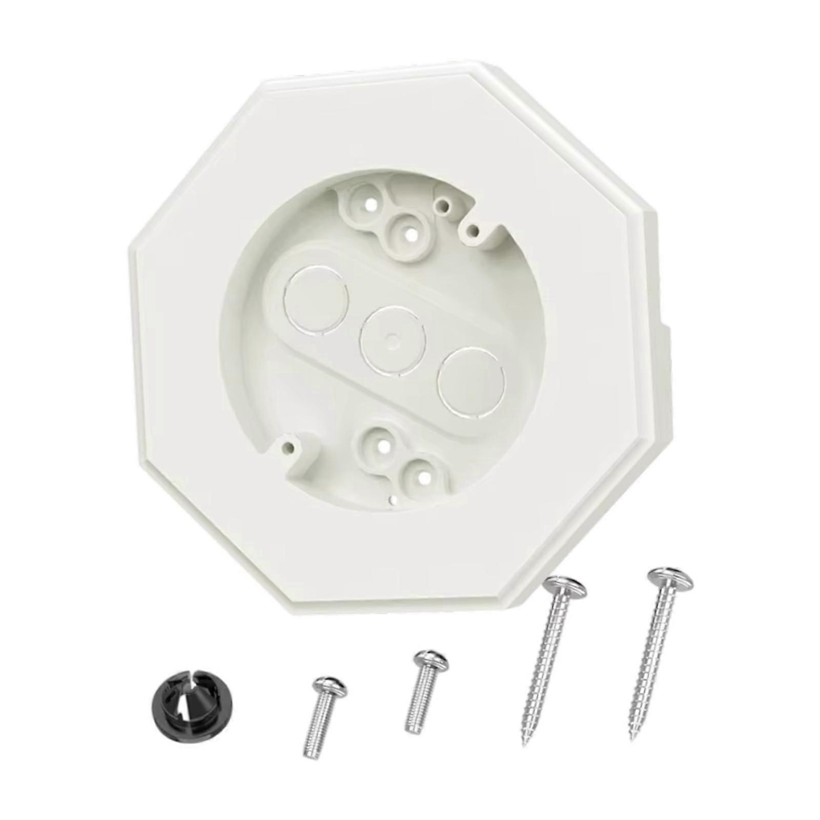 Siding Mounting Block Outdoor Mounting Plate Kit Siding Light Mounting Block White