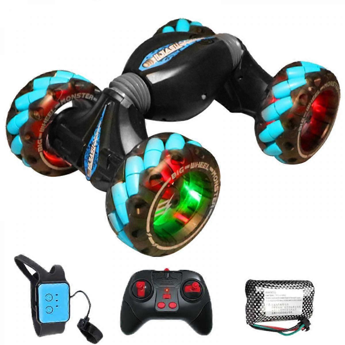 Remote Control Stunt Car High Speed Remote Control Stunt Car Gesture Induction Twist Drift Off-Road Vehicle Dancing Side Remote Control Driving Car To