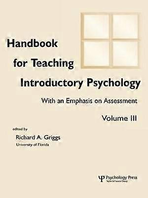 Handbook for Teaching Introductory Psychology