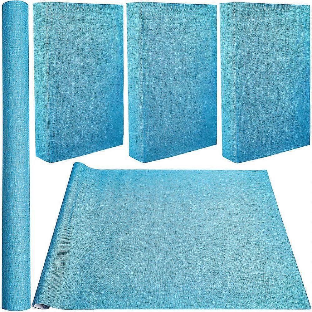 59 x 16.9inch Linen Book Cloth Sky Blue for A3-A8 Books Binding Fabric Surface Paper Backed Bookcover Books Album Scrapbooking Archival DIY Covering P