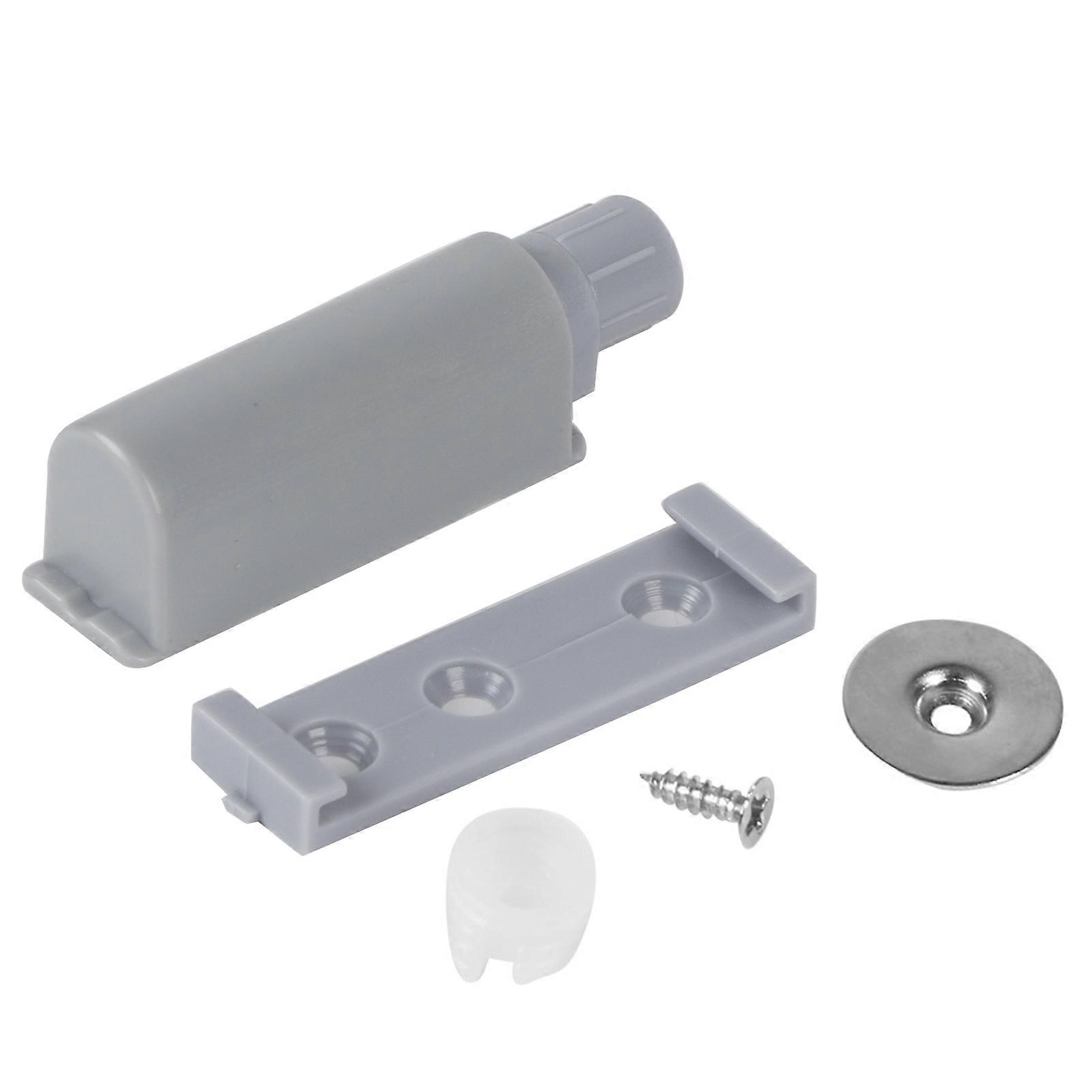 10pcs/pack ABS Case Cabinet Drawer Hinge Push to Open System Damper Buffer Catch Magnetic (S)