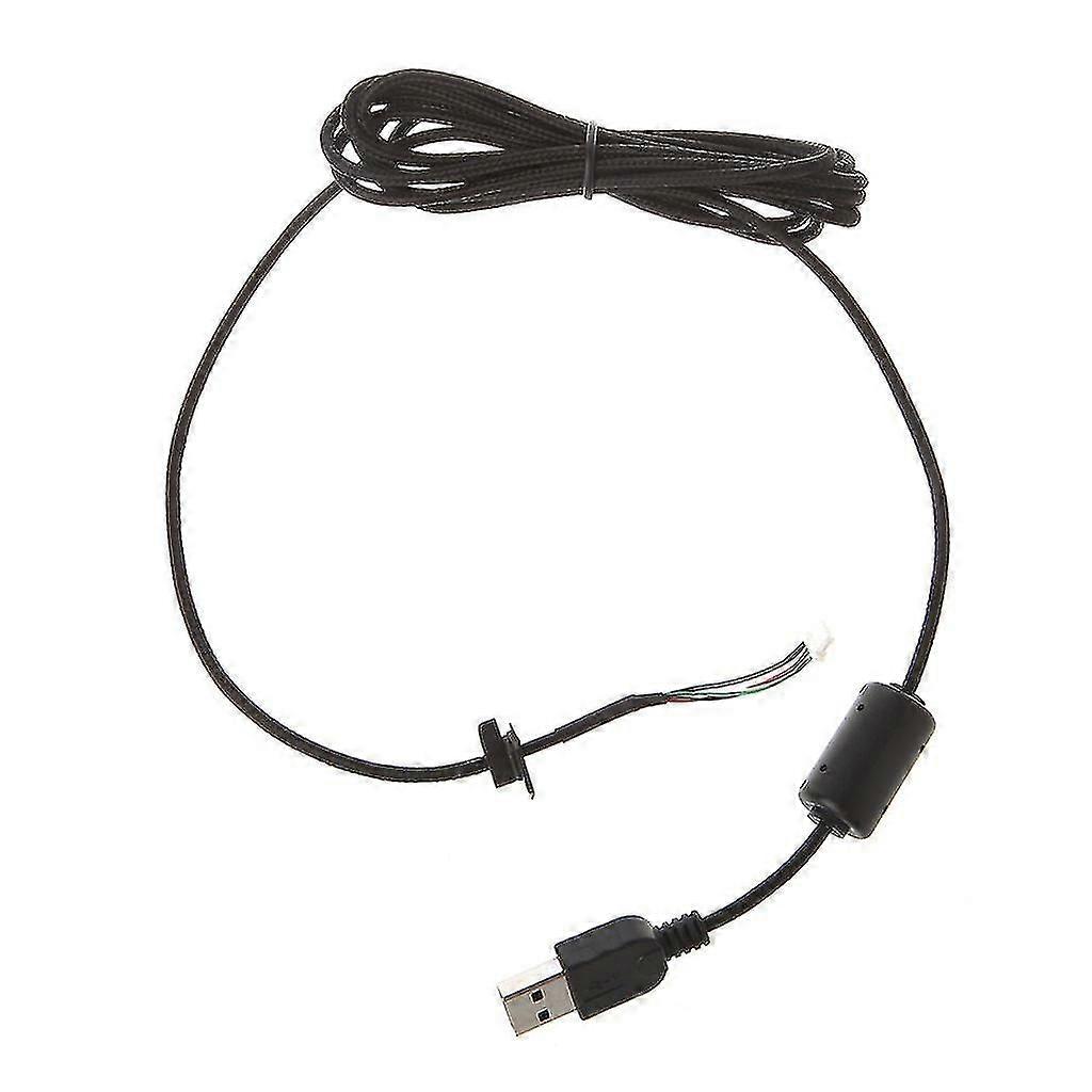 ملحق ماوس متين 2 متر كابل USB من النايلون مضفر لماوس الألعاب G9 G9x - كابل بديل موثوق به لفئران الألعاب