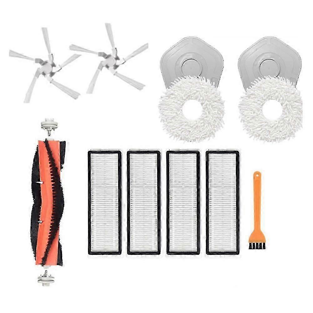 Main Brush, Side Brush Filter And Mop Cloth Replacement Accessories