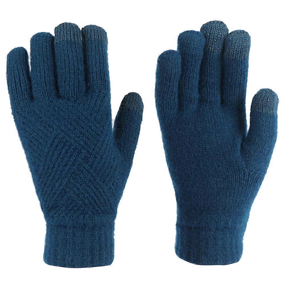 Winter Gloves, Touchscreen Gloves, Knitted Finger Gloves, Warm