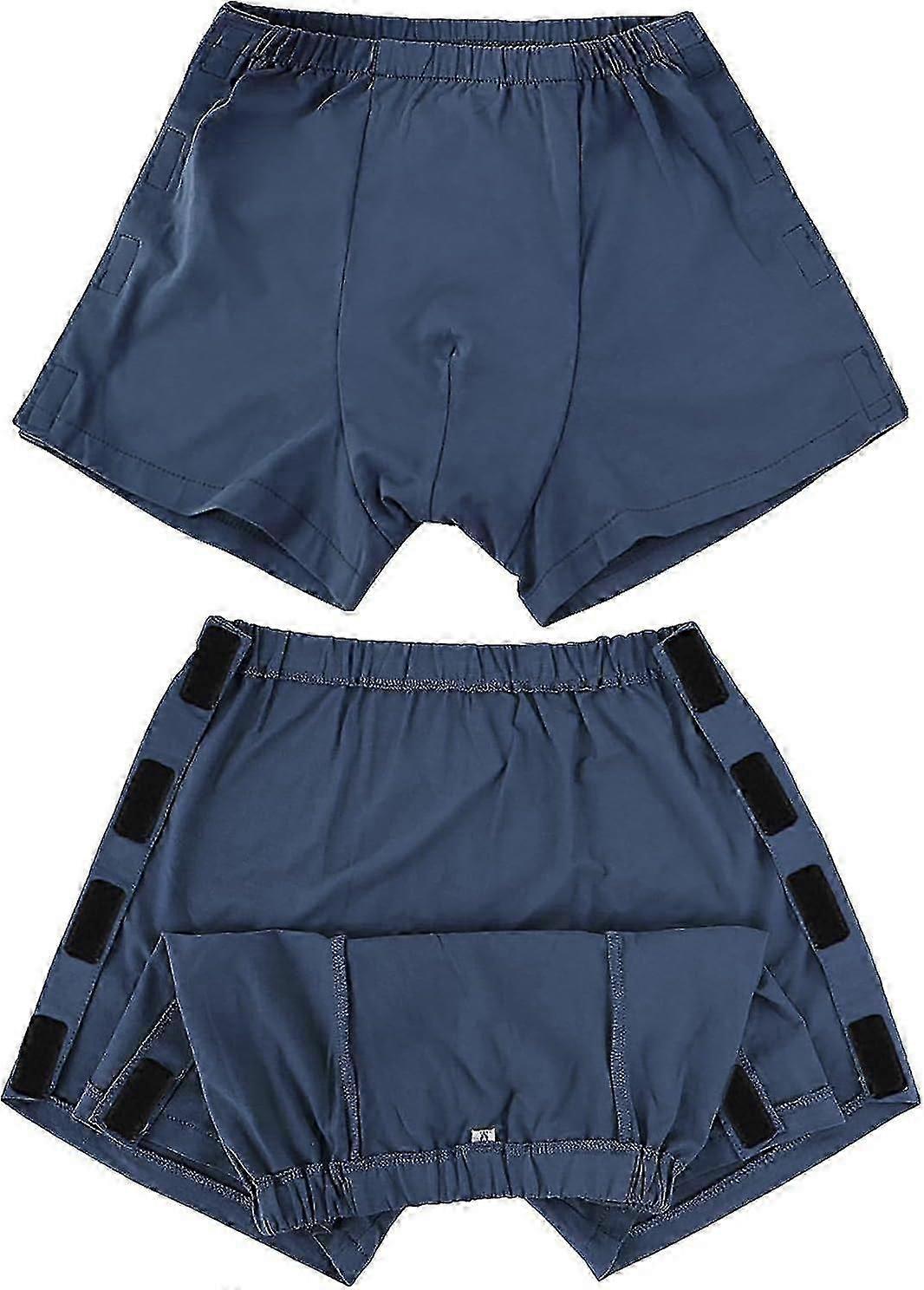 ما بعد الجراحة السراويل المسيل للدموع ملابس داخلية رجالي الجانب المفتوح المسيل للدموع بعيدا شورتات الملاكم السراويل سلس البول سهلة على الملابس الطبية ملابس التمريض للكسر على قدم المساواة