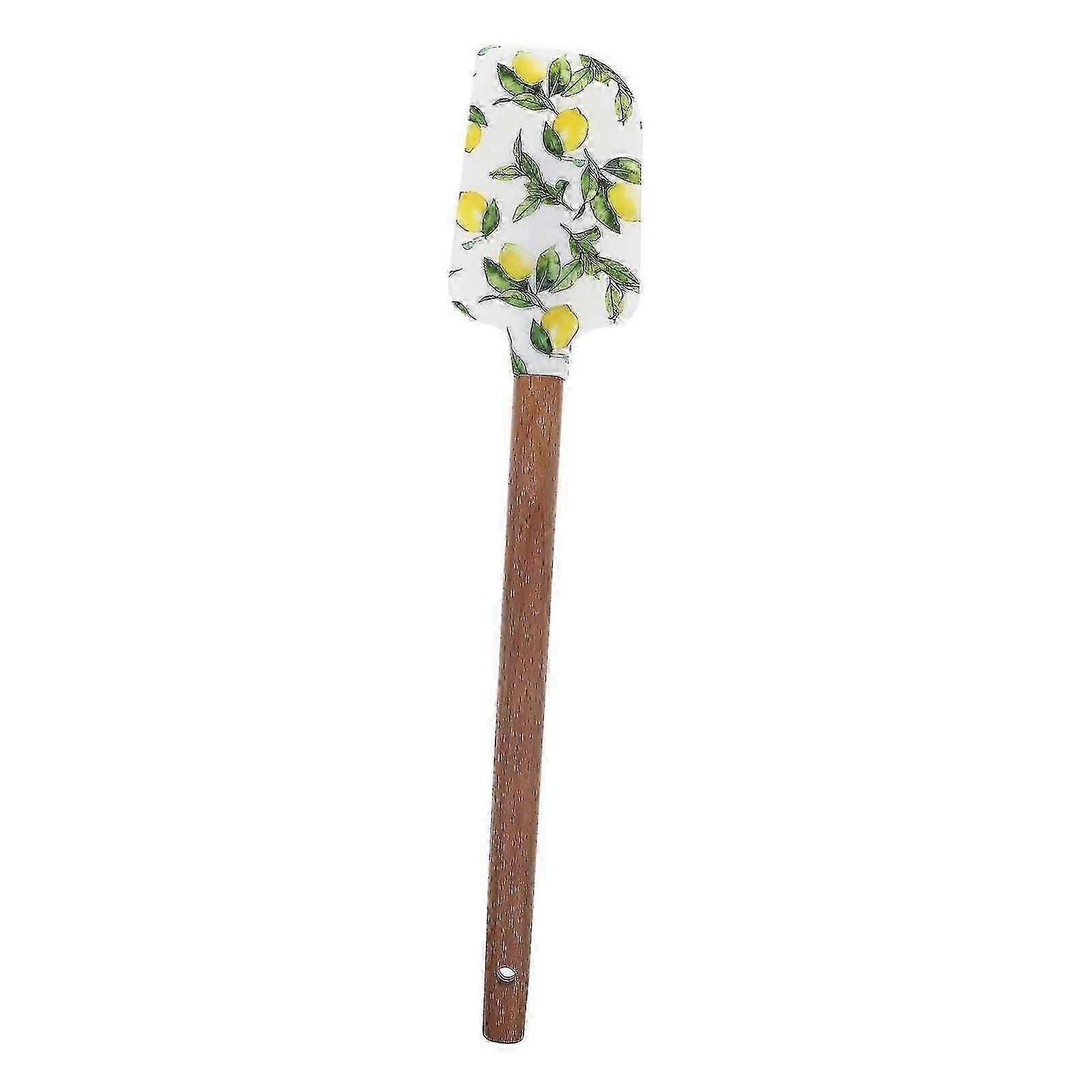 Silicone Cake Scraper Practical Lemon Pattern Cake Cream Spreader Baking Spreader Kitchen Scraper-Good