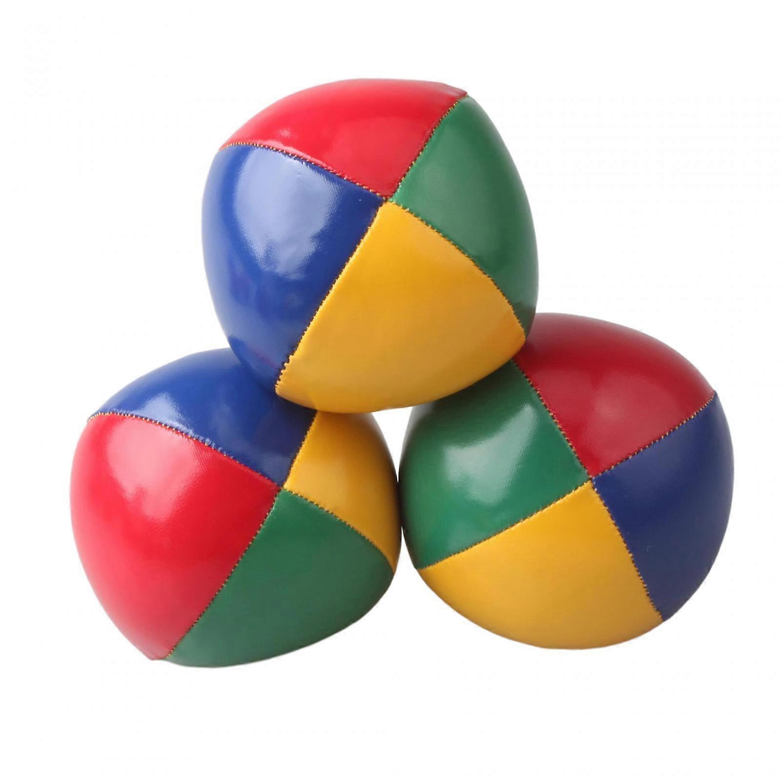3x Juggling Balls Juggler Balls Tricks Game with Mesh Bag Toss Ball Hand