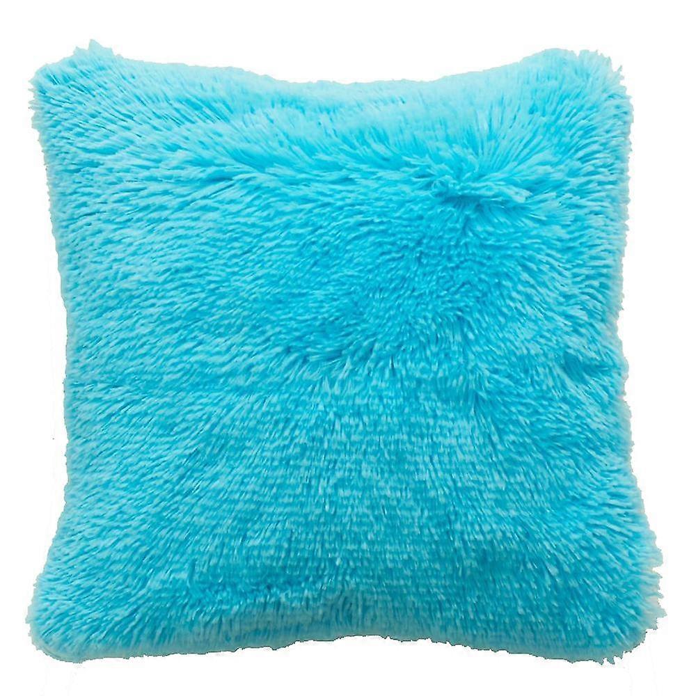 43*43 cm Solid Color Plush Throw Pillowcase Cushion Cover Sofa Decoration