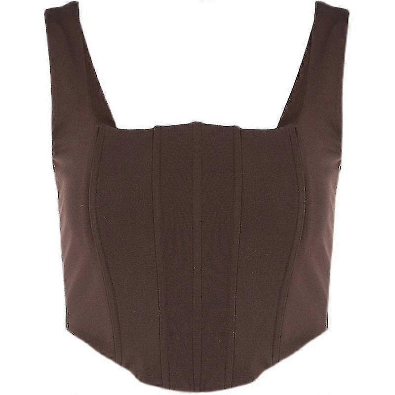 Slim-fit Short T-shirt in Solid Color