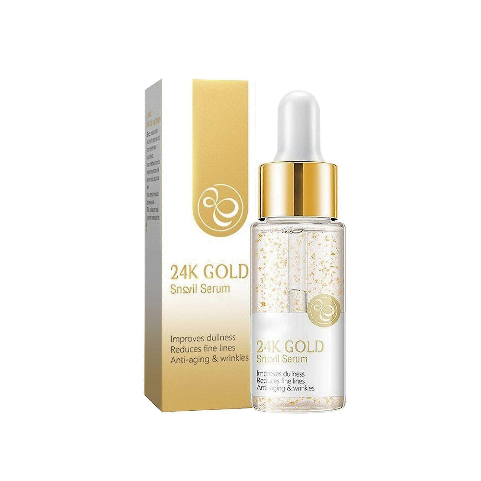 24k Gold Anti Aging Sparkling Oil Serum Lifing, Σύσφιξη προσώπου Δέρμα Αντιρυτιδική γωνία ματιών Λεπτές γραμμές Νόμος ρυτίδες ανύψωση