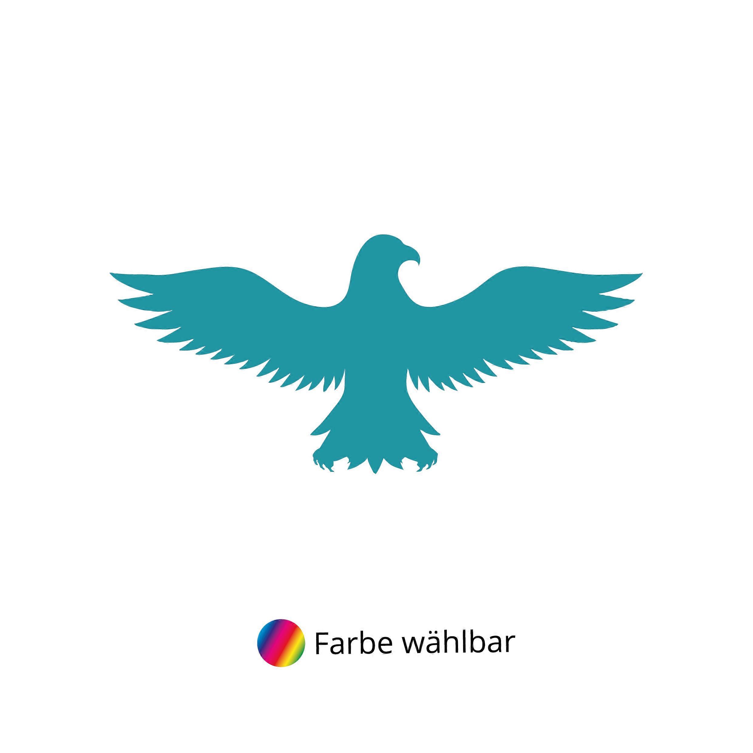 Iron-on patch Eagle Silhouette in your desired color