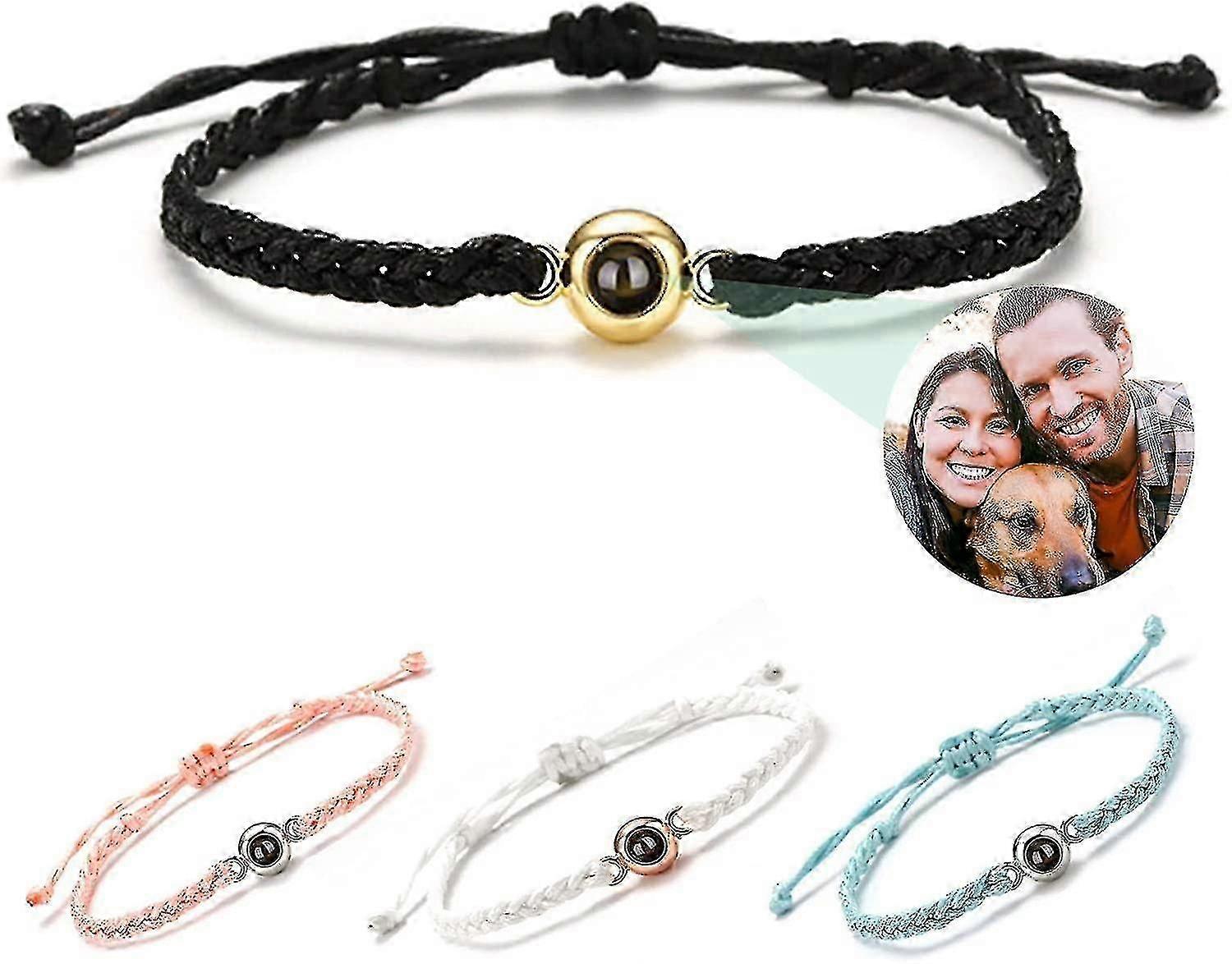 Personalized Projection Bracelets with Photos - Custom Bracelets with Picture Inside