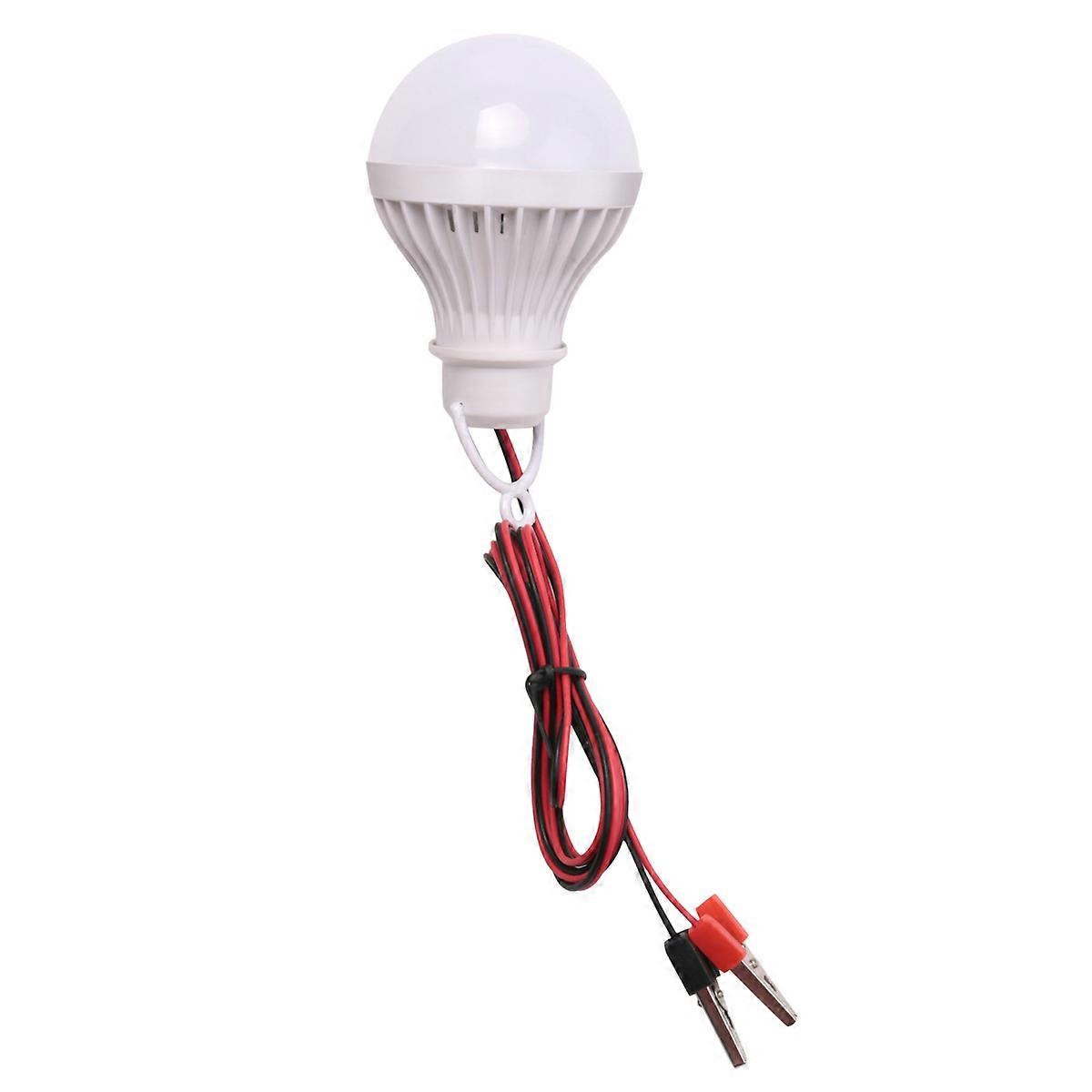 E27 12W LED Emergency Light Bulb Hunting Outdoor Lamps DC 12V