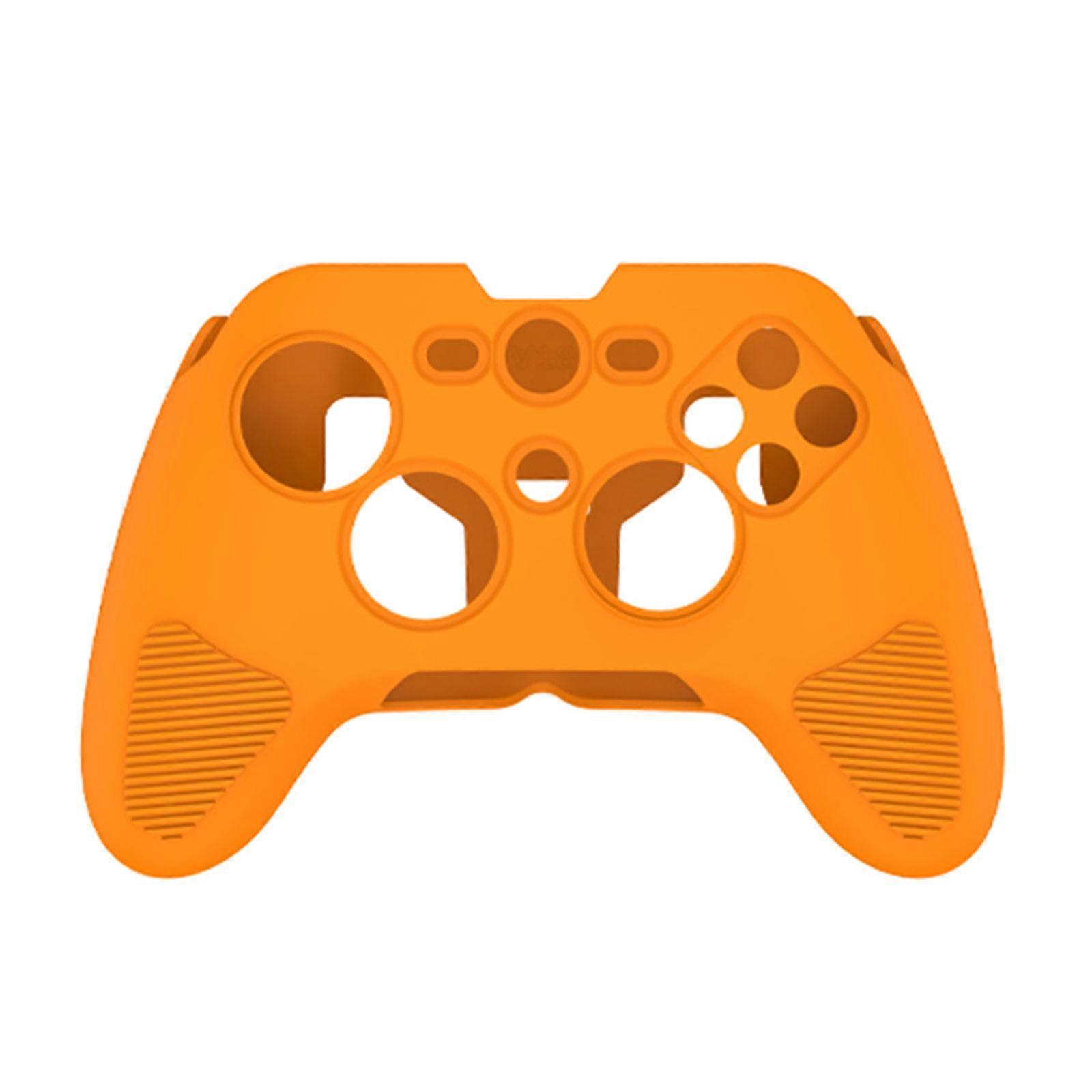 Waterproof Housing Dustproof Scratch Resistant Skin Cover Game Controller Silicone Cover Case Shell Orange