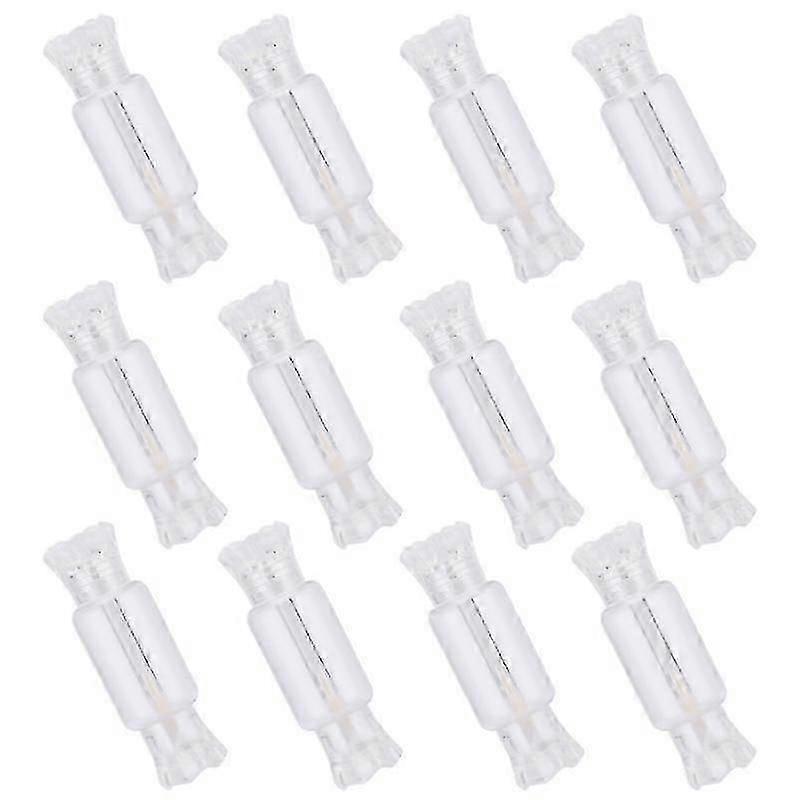 7.6X1cm Transparent Refillable Makeup Palettes & Cases 20pcs Handmade Lip Gloss Tube Lip Gloss Subpa