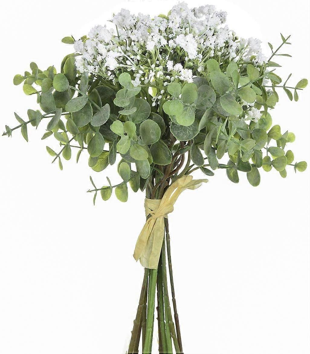 Artificial Eucalyptus, Flowers, Wedding Decor, Bendable Wired Plastic Stem