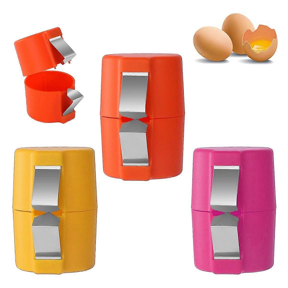 Egg Shell Opener Compact Kitchen Tool for Easy Eggshell Removal Stainless Steel Design
