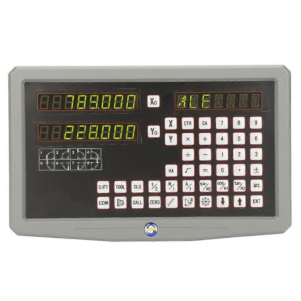 2 Axis Digital Readout kit with Precision Linear Scale For Milling Machine J