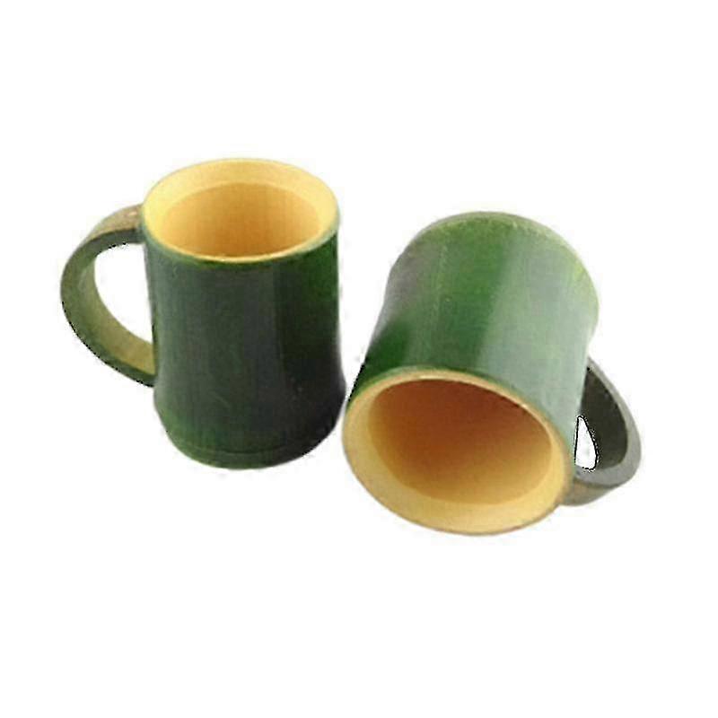 JiaWei 2pcs Kitchen Tableware,Bamboo Mug vz8