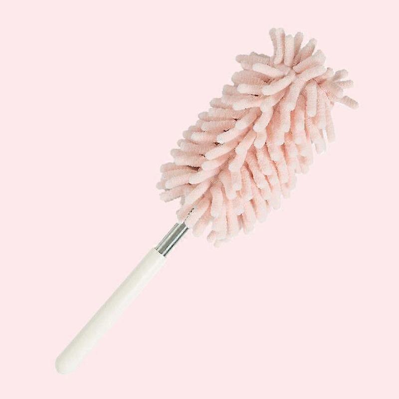 80Cmtelescoping Microfiber Duster With Stainless Steel Extension Pole Cleaner Household Dust Clean Remover For Ceiling Fan Lamps