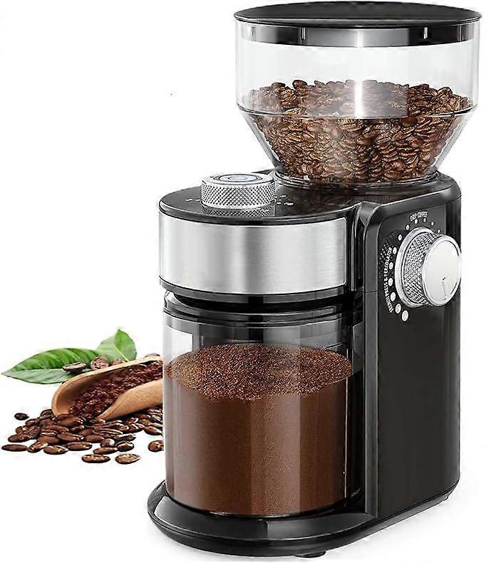 Electric Burr Coffee Grinder, Adjustable Burr Mill with 18 Precise Grind Setting for 2-12 Cup, Coffee Bean Grinder Suitable for Drip Coffee/French Pre