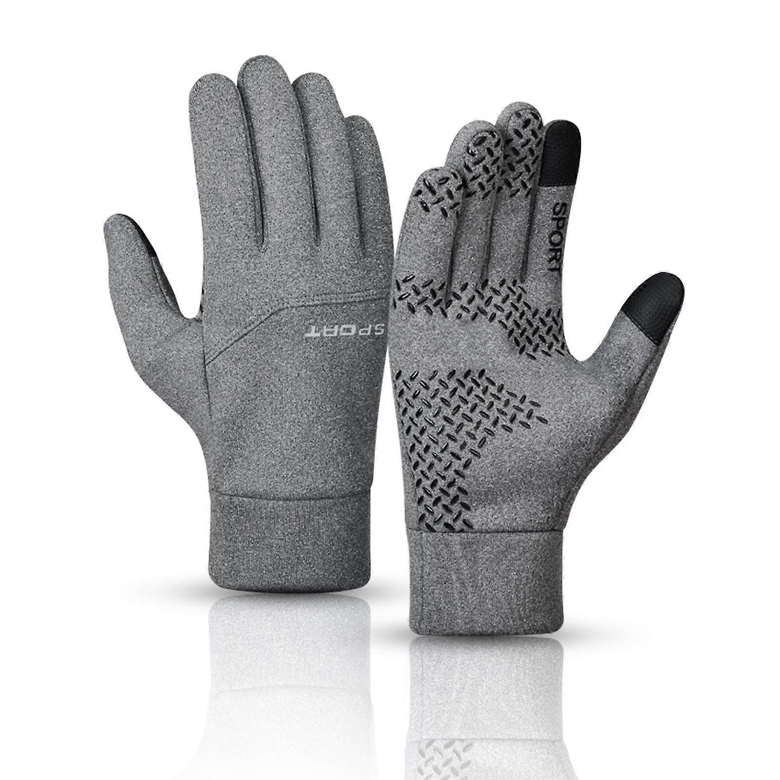 Lorpect Winter Gloves - Touch Screen Compatible, Unisex Cold Weather Thermal, Exercise, Running, Cycling, Training