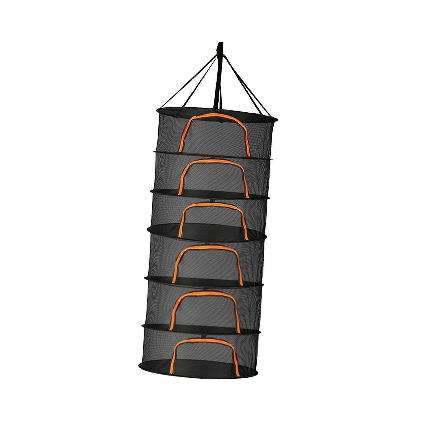 Hanging Mesh Dryer for Plants, and Food Items, 6 Layer