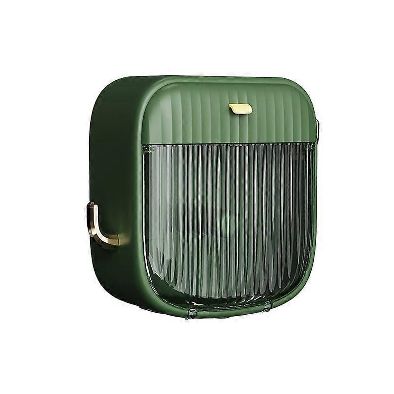 Facial tissue holders with winding shaft