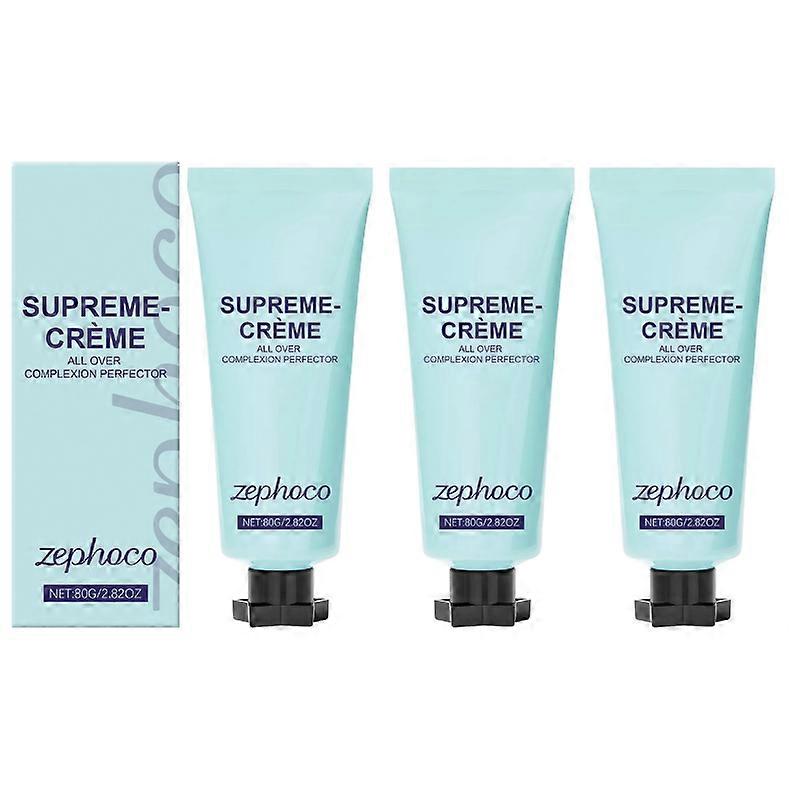 1-3Τμχ Supreme Creme All Over Complexion PerfectorΜακράς Διάρκειας Concealer Foundation - Αδιάβροχο, Κατάλληλο για Σώμα Και Πρόσωπο