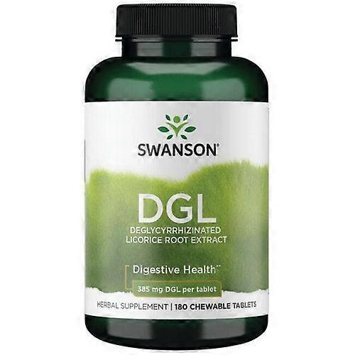 Swanson Vitamins DGL Deglycyrrhizinated Licorice Root Extract,385 Mg,180 Chews