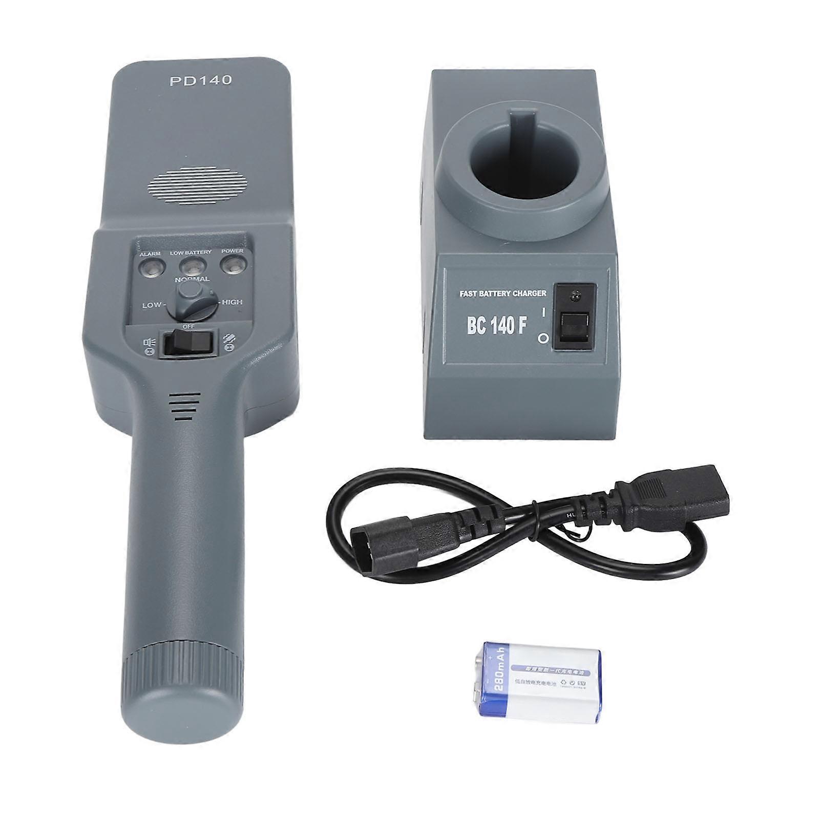 Handheld Metal Detector Rechargeable Security Scanner Wand Adjustable Sensitivity for Adults 90‑265V