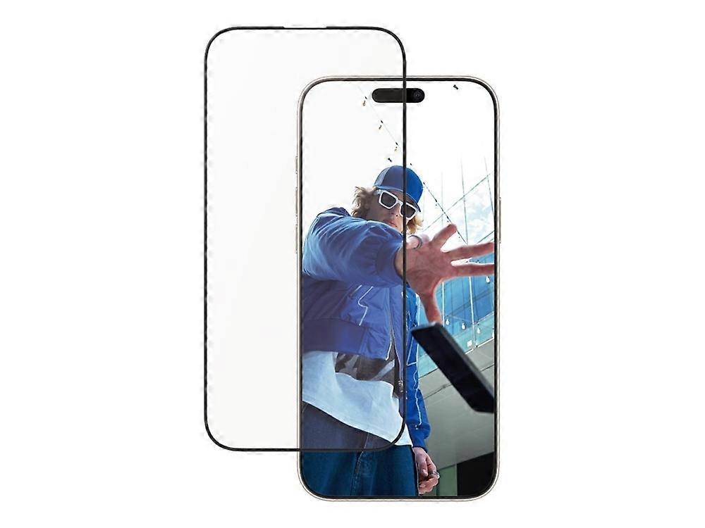 PanzerGlass - Screen protector for mobile phone - ultra-wide fit - glass - frame color black