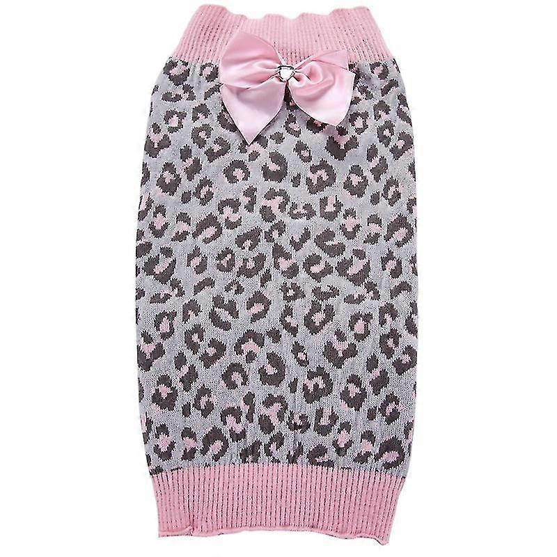 Winter Leopard Warm Katzenpullover Mode Strick