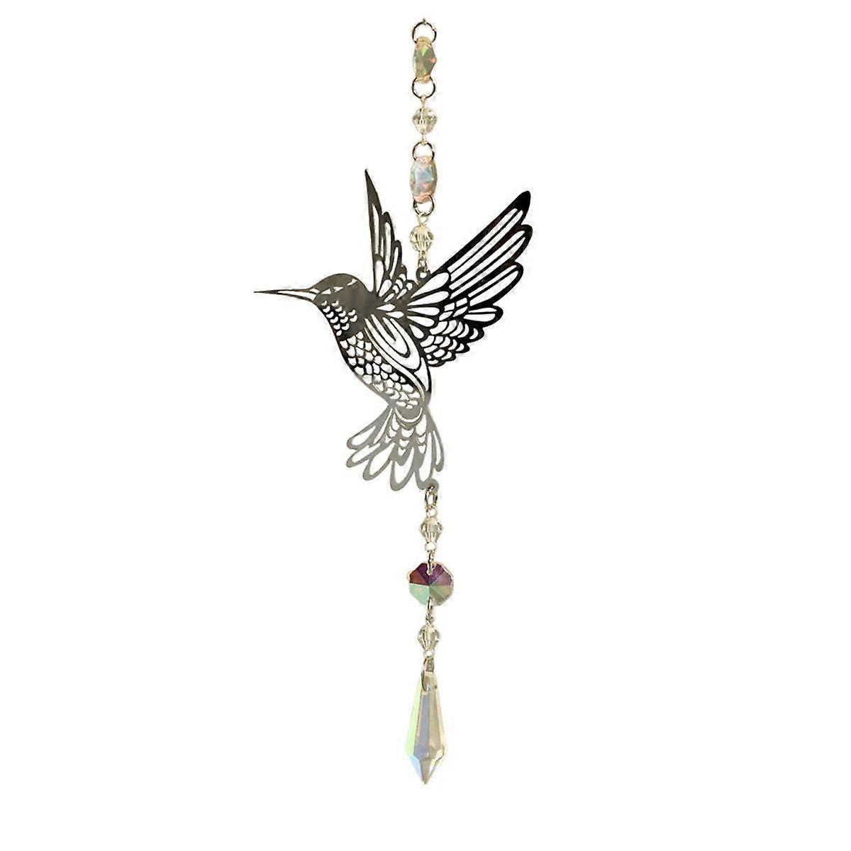 Silver Color Brid Crystal Suncatcher Hanging Decoration Rainbow Maker Room Decor Light Catcher Room Decors Aesthetic