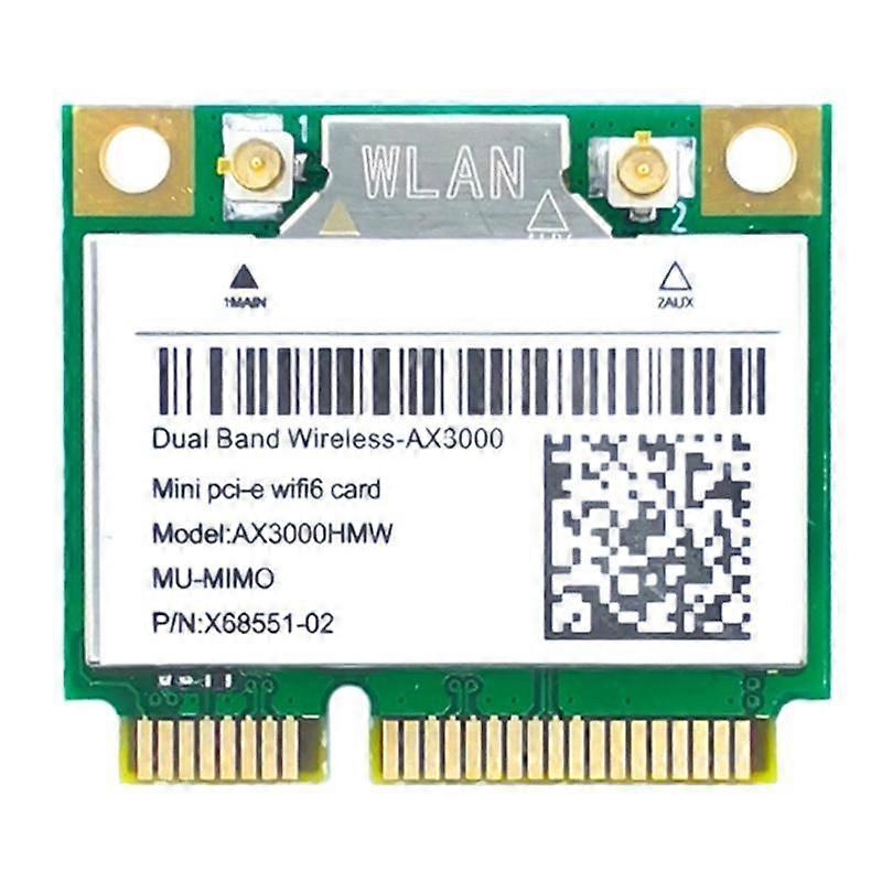 AX200 AX3000HMW Network Card Mini PCI-E WiFi 6 Wireless Adapter 2.4G/5G Bluetooth 5.1 WiFi Card 802.11AX for Win10