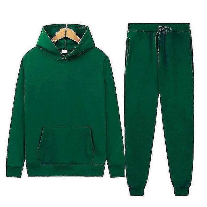 Męskie Bluzy z kapturem w jednolitym kolorze Bluza dresowa Polar Sportowy zestaw dresów z kapturem Zestawy joggerów