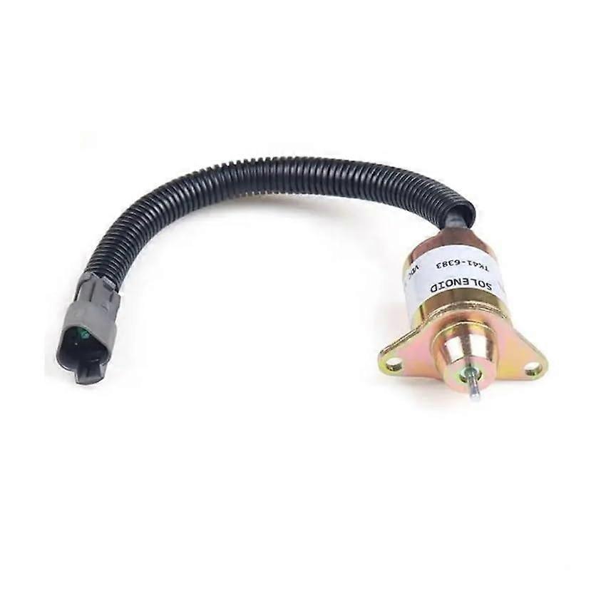 41-6383 TK416383 Fuel Shutoff Solenoid for Diesel Engines, Compatible with Various Models, 12V Specifications