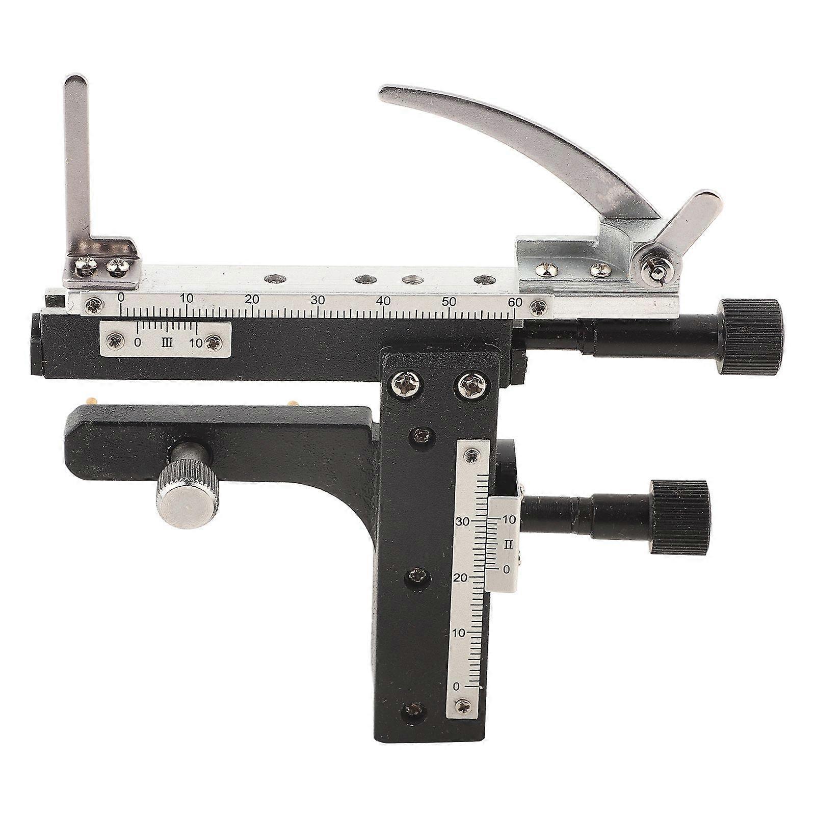 Microscope with mechanical table X-Y movable table calipers with graduated vernier calipers
